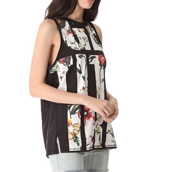 3.1 Phillip Lim tank tee long length  "GET IT GIRL" crew neck XS - Picture 4 of 10